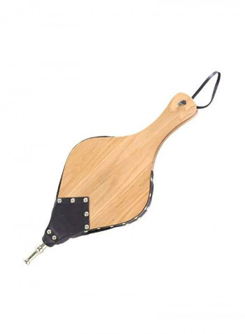 Oversized Hand Carved Bellow Beige/Black 19inch