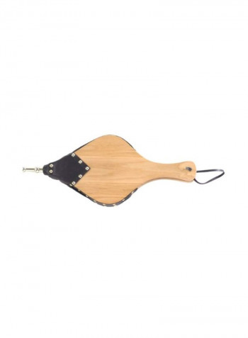 Oversized Hand Carved Bellow Beige/Black 19inch