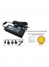 Smart AC Adapter Power Charger Black