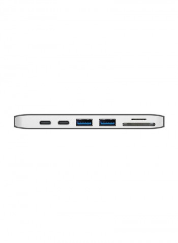 USB-C Ultra Drive Mini For MacBook Pro Grey/White