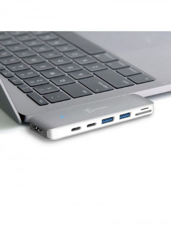 USB-C Ultra Drive Mini For MacBook Pro Grey/White