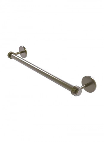 Dotted Detail Towel Bar Brown 36inch
