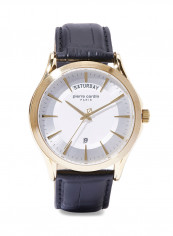 Men's Leather Analog Watch A.PC902241F02U