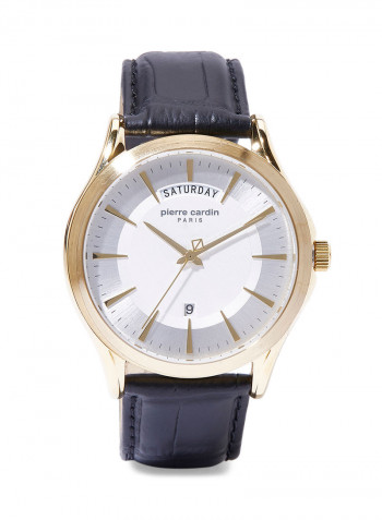 Men's Leather Analog Watch A.PC902241F02U