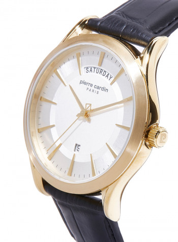 Men's Leather Analog Watch A.PC902241F02U