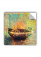 White Orchid Gallery Wrapped Floater Framed Canvas Wall Art Multicolour 16 x 24inch