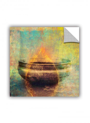 White Orchid Gallery Wrapped Floater Framed Canvas Wall Art Multicolour 16 x 24inch