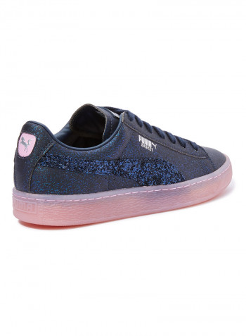 Basket Glitter Princess Low Top Sneakers Navy/Pink
