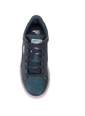 Basket Glitter Princess Low Top Sneakers Navy/Pink