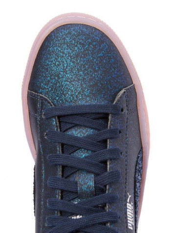 Basket Glitter Princess Low Top Sneakers Navy/Pink