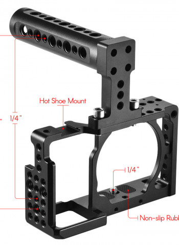 Protective Video Camera Cage Kit Black