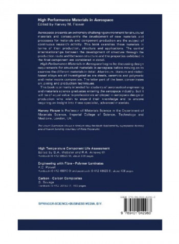High Performance Materials In Aerospace Paperback
