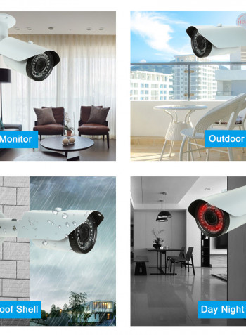 AHD Varifocal Lens IR Bullet Indoor Outdoor CCTV Analog Security Camera with Pal System