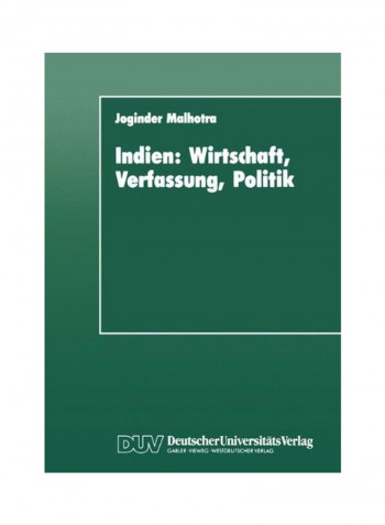 Indien : Wirtschaft, Verfassung, Politik Paperback