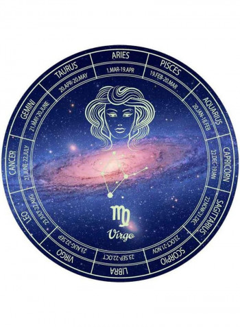 Astrology Design Wall Sticker Multicolour 60x  90cm