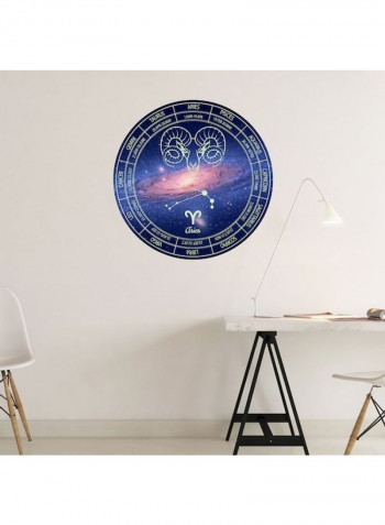 Astrology Glow Design Wall Sticker Multicolour 60x  90cm