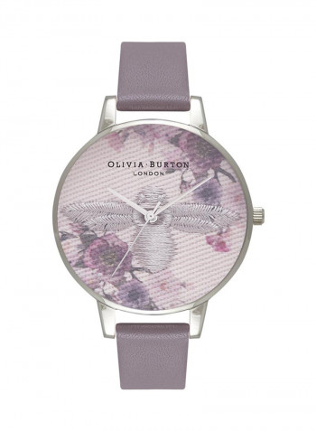 Women's Leather Analog Wrist Watch  Ob16Em05