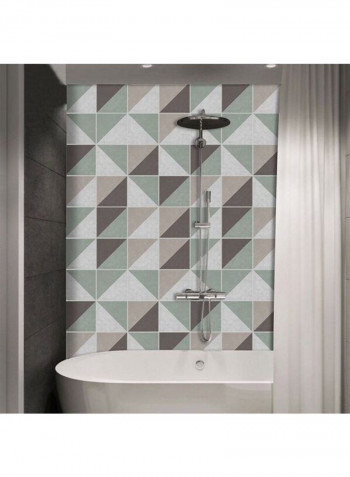 10-Piece Wall Stickers Multicolour 15x15cm