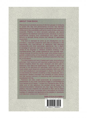 Plastics For  Electronics Paperback