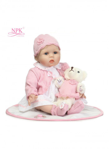 21in Reborn Baby Rebirth Doll Kids Gift Cloth Material Body 21inch