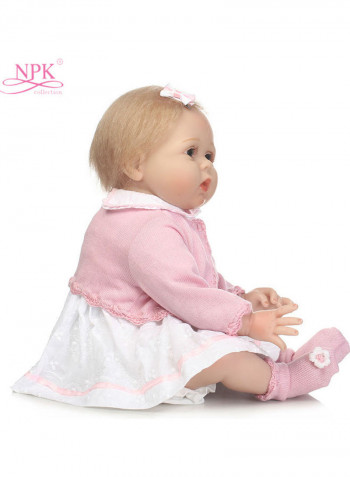 21in Reborn Baby Rebirth Doll Kids Gift Cloth Material Body 21inch