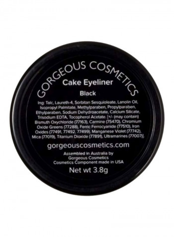Solid Cake Eyeliner Black