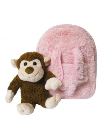 Monkey Plush Backpack