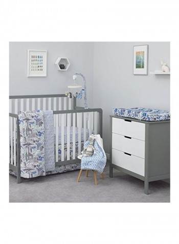 3-Piece Safari Skies Crib Bedding Set