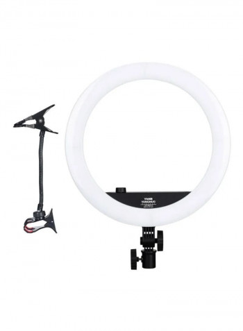 4-Piece LED Ring Photography Light Set White/Black