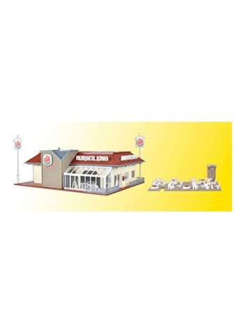 Burger King HO Scale Scenery Model