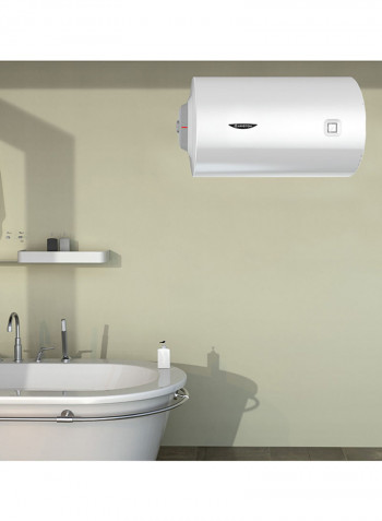 Horizontal Electric Water Heater 80L PRO-1R  PRO1 R White/Grey