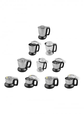 Super Mixer Grinder 550W MXAC555 Black/Silver/Clear