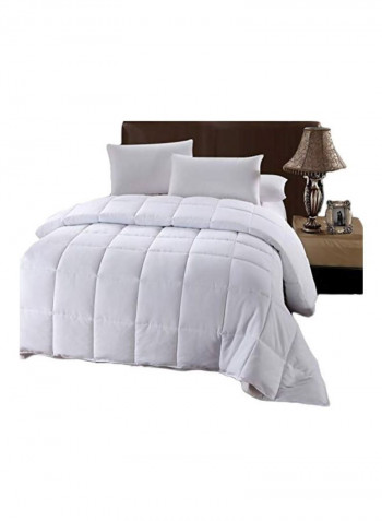 Microfiber Comforter White King