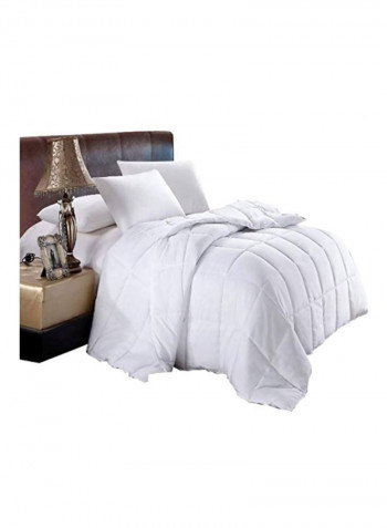 Microfiber Comforter White King