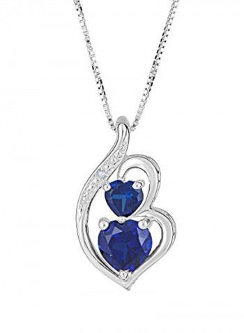 Sterling Silver Metal Pendant Necklace
