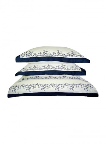 3-Piece Duvet Cover Set Navy