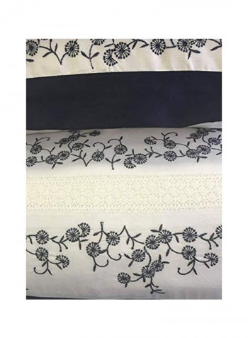 3-Piece Duvet Cover Set Navy