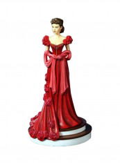 Scarlett’s Collectible Figurine Red/Brown/Beige 9inch