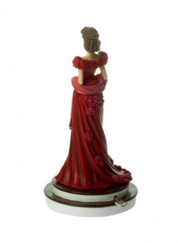 Scarlett’s Collectible Figurine Red/Brown/Beige 9inch