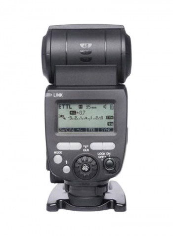 Wireless TTL Speedlite Flash For Canon Camera 2.6x3x8.3inch Black/Clear/Red