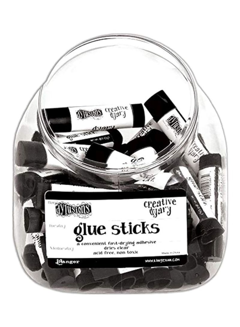 40-Piece Dylusions Mini Glue Stick Clear