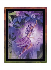 Fairy Counted Cross Stitch Purple/Green/White reviews Fairy Counted Cross Stitch Purple/Green/White