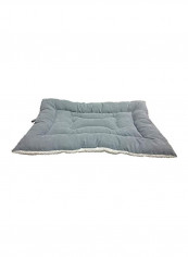 Pet Bed and Crate Mat Grey/White