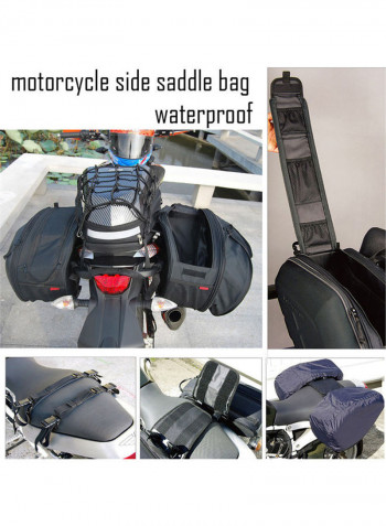 Pair Of Motorcycle Side Saddle Bags
