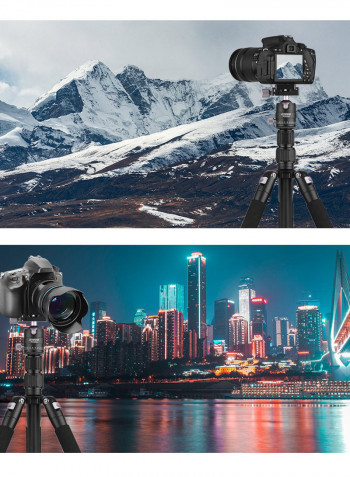Travel Camera Tripod Black
