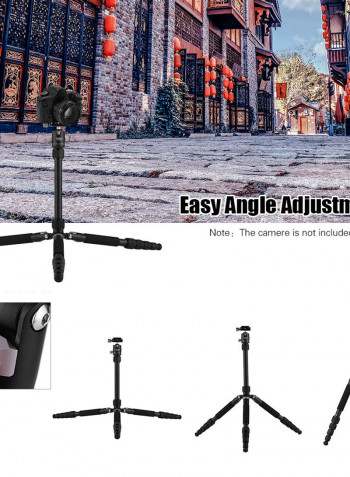 Travel Camera Tripod Black