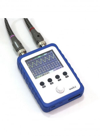 Handheld Pocket-Size Digital Oscilloscope Blue/White 20centimeter
