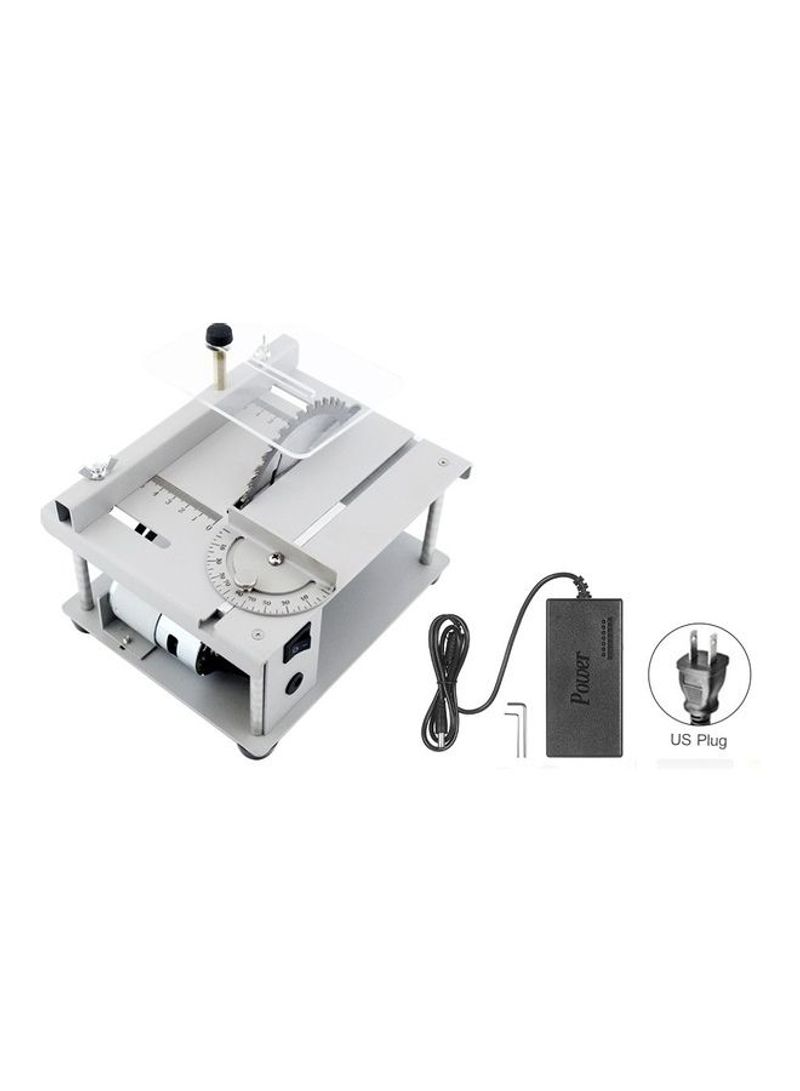Multi-Functional Electric Table Saw With Accessory Set Silver/Black