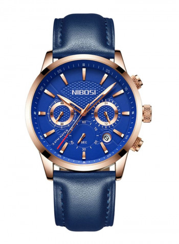 Men's Pointer Display Calendar Pin Buckle Quartz Watch NNSB03701145