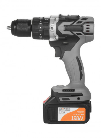 Electric Cordless Drill Grey 40.00 x 10.00 x 31.00cm